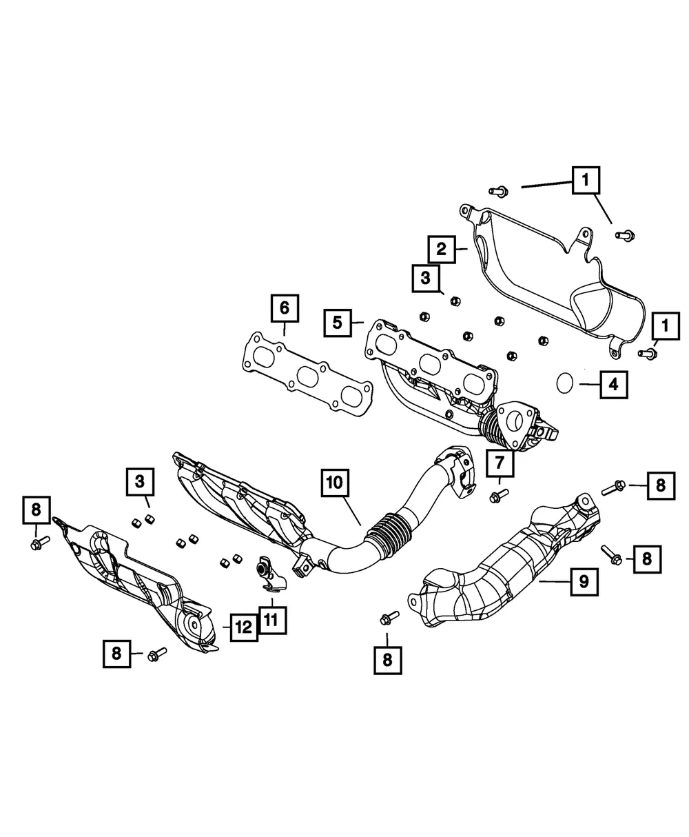 Heat Shield - Mopar (68490194aa)