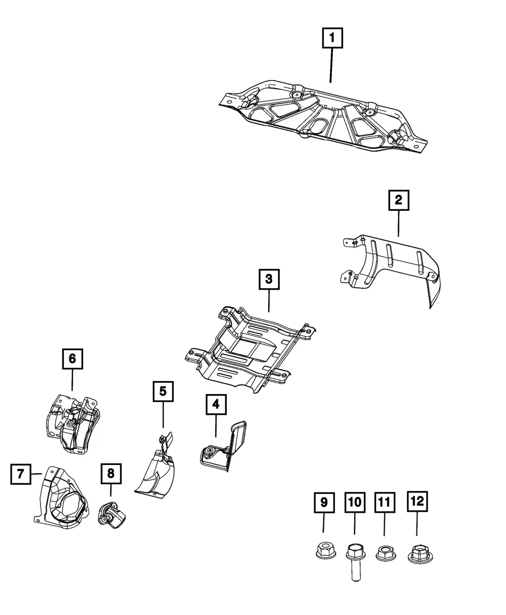 Heat Shield - Mopar (68499112aa)