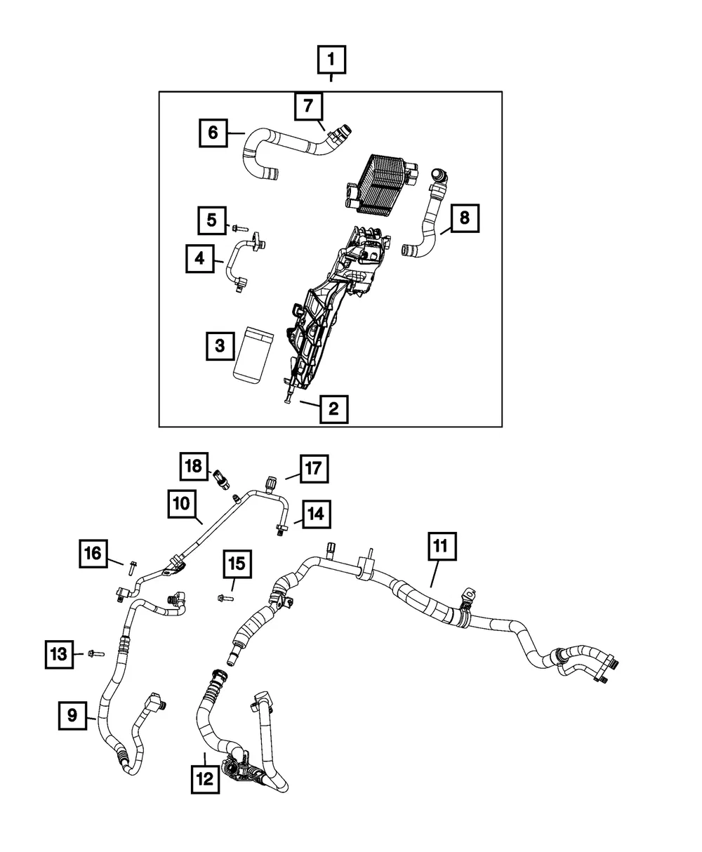 Air Conditioning Tube - Mopar (68502027aa)