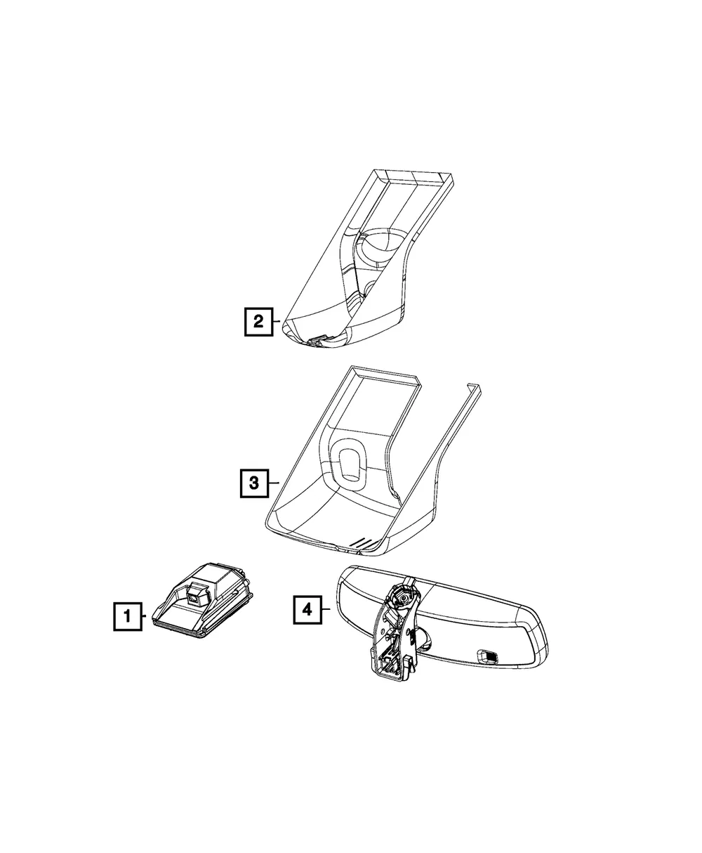 Forward Facing Camera - Mopar (68516070aa) - view 4