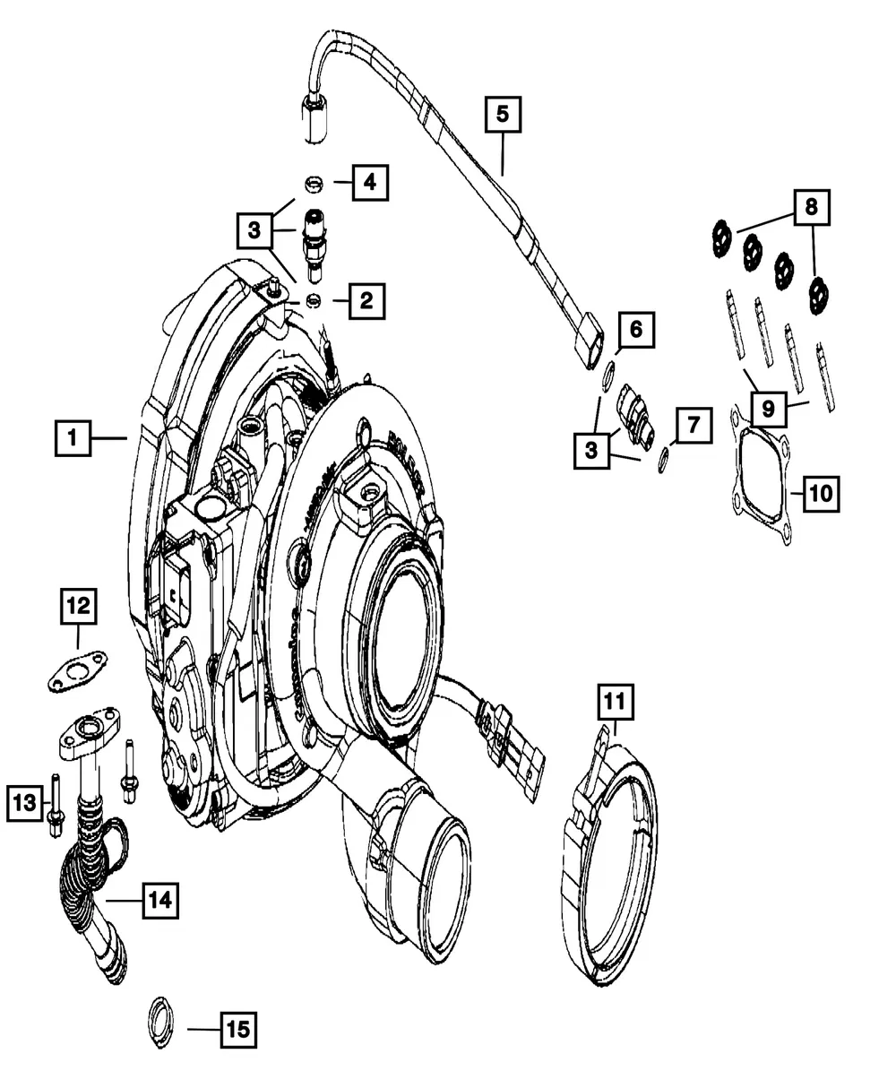 Locking Nut - Mopar (68533290AA) - view 3