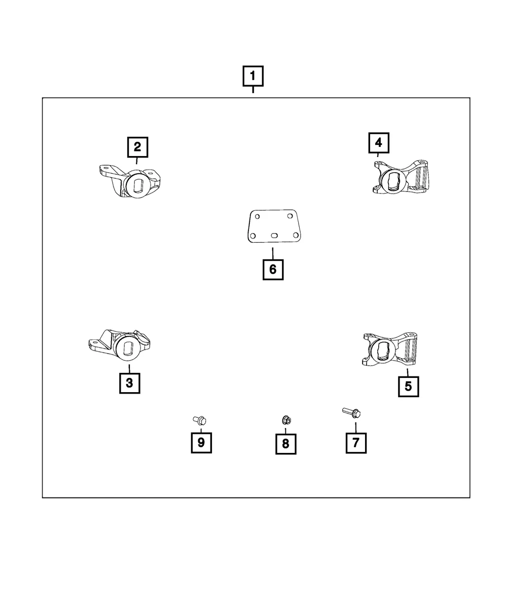 Tie Down Bracket, Left - Mopar (68535577AA) - view 4
