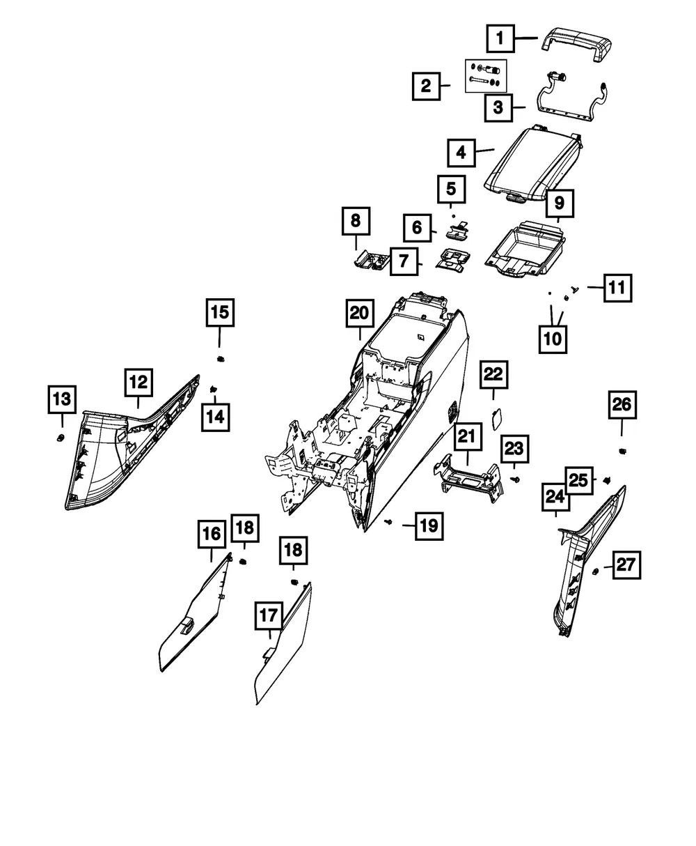 Clip - Mopar (68544147aa)