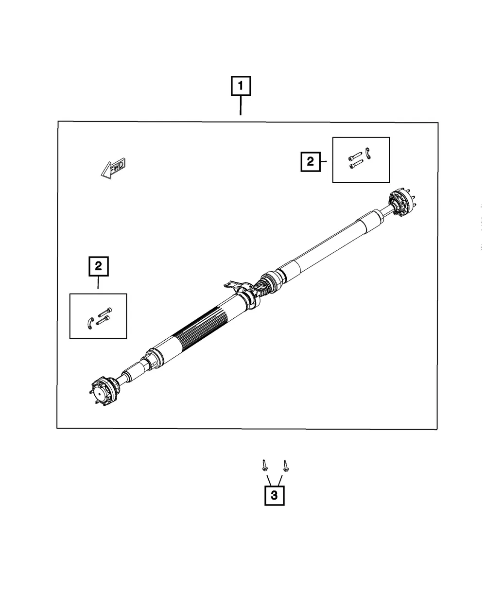 Drive Shaft - Mopar (68546847aa)