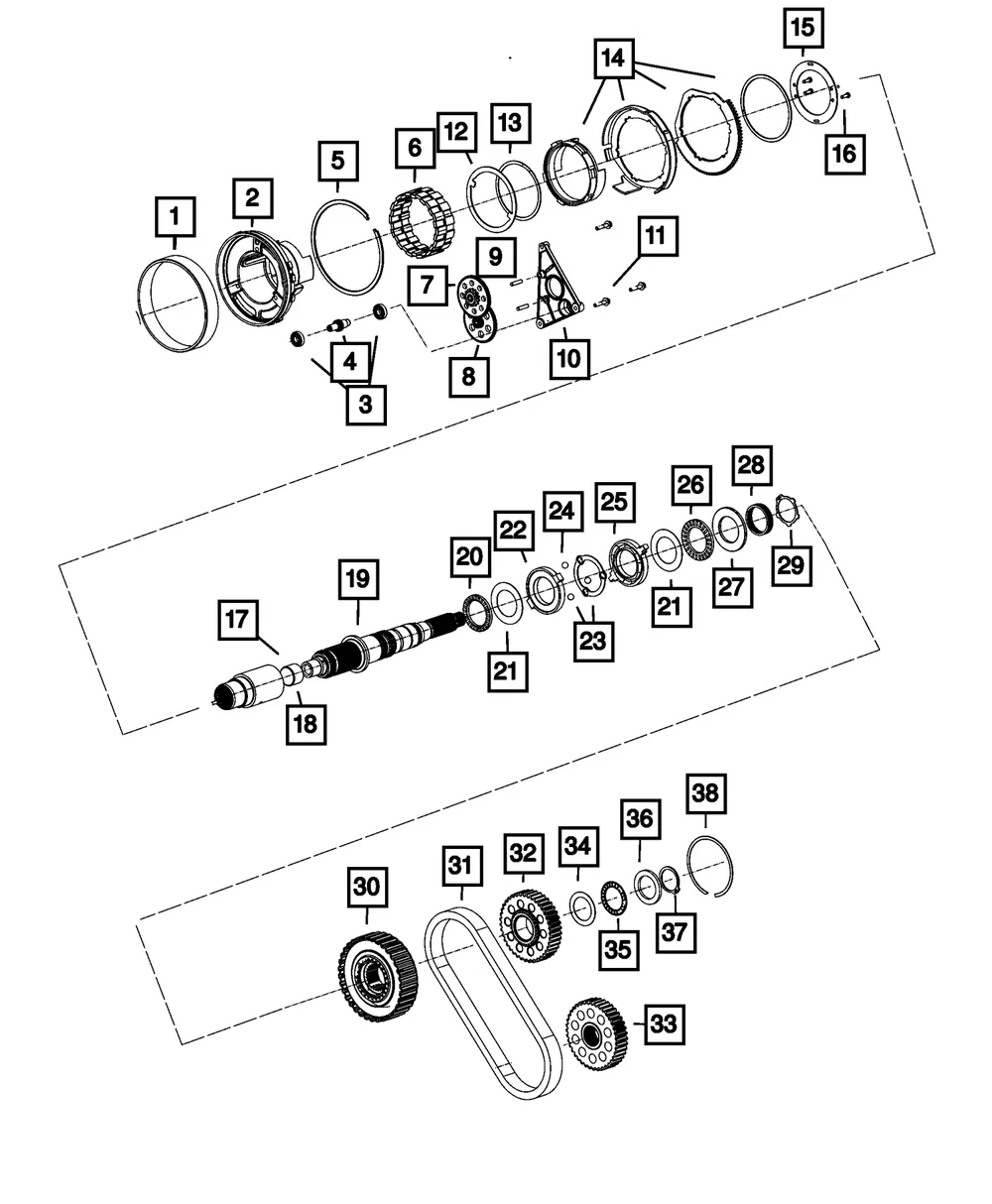 Gear Spacer - Mopar (68548963aa)