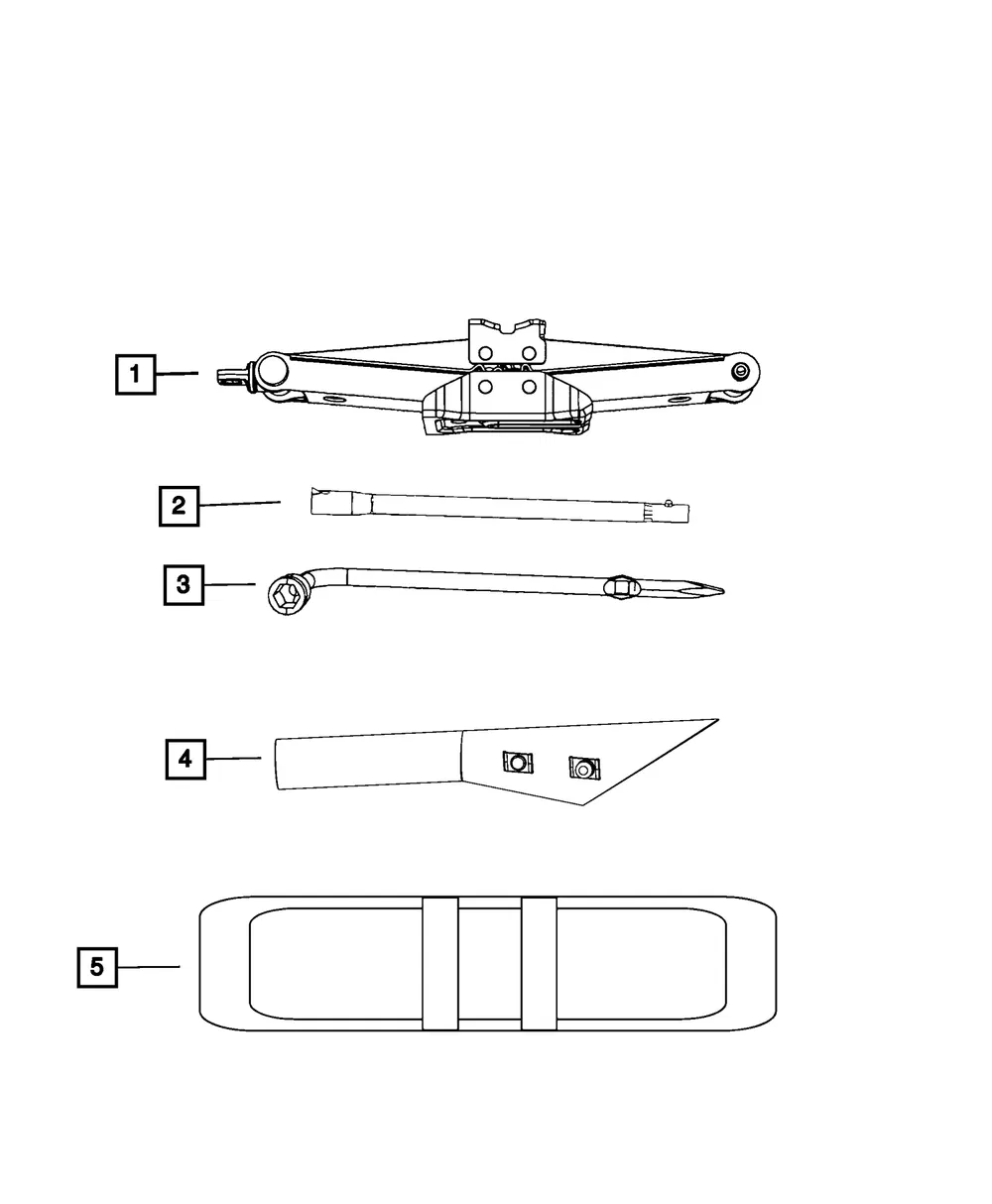 Jack Tool Kit - Mopar (68551403aa)
