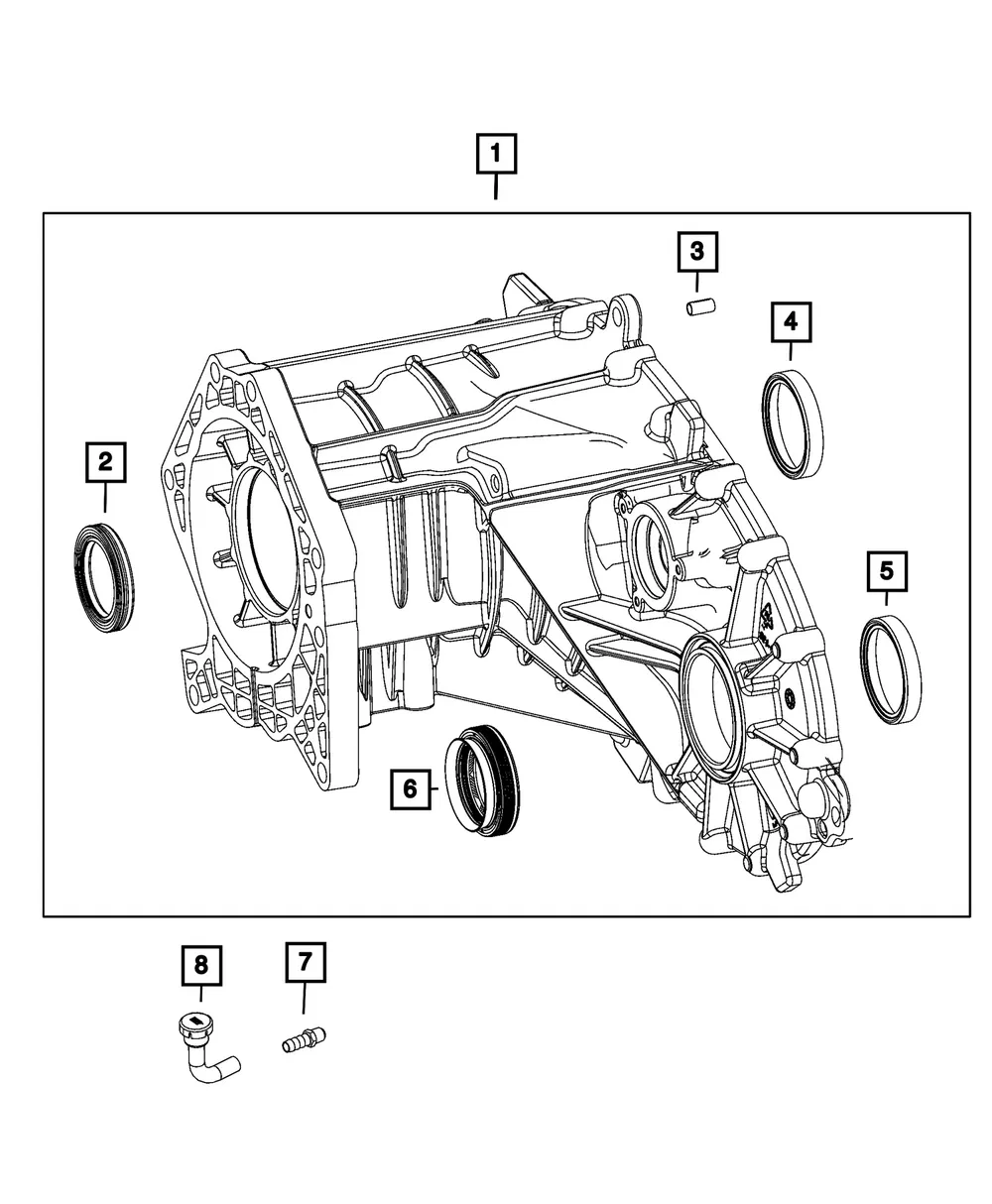 Front Case Half - Mopar (68590424aa)