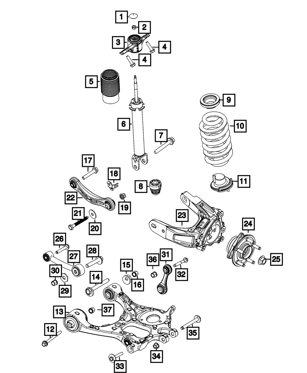Toe Link Assembly - Mopar (68590979AB)