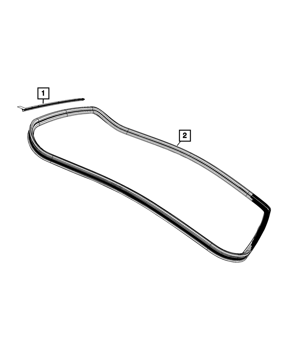 Lift-Gate Opening Seal - Mopar (68591262AA)