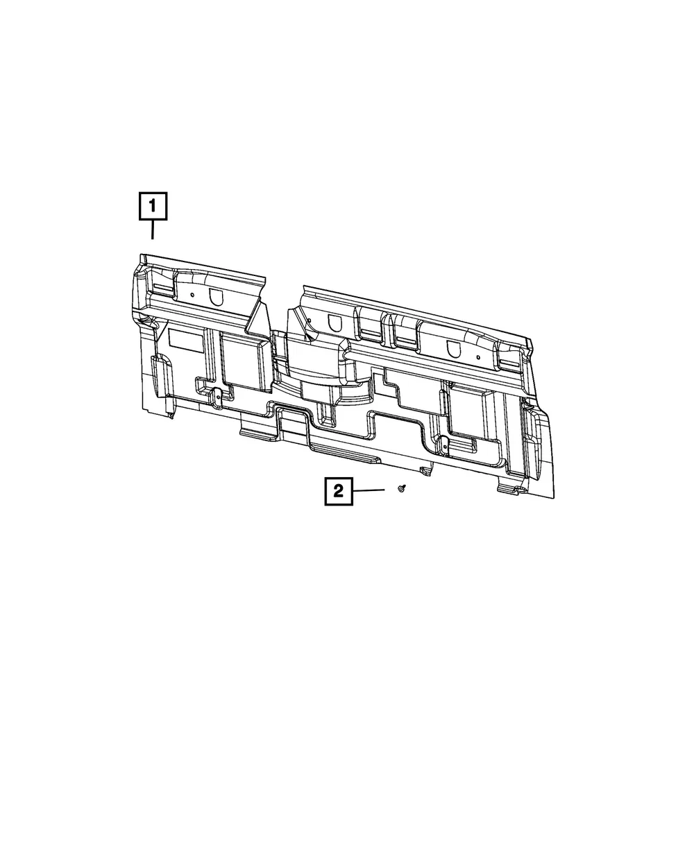Panel Inner Silencer - Mopar (68592824AA)