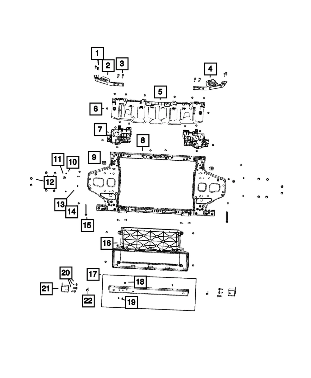 Support Front Bracket - Mopar (68594350AB) - view 4