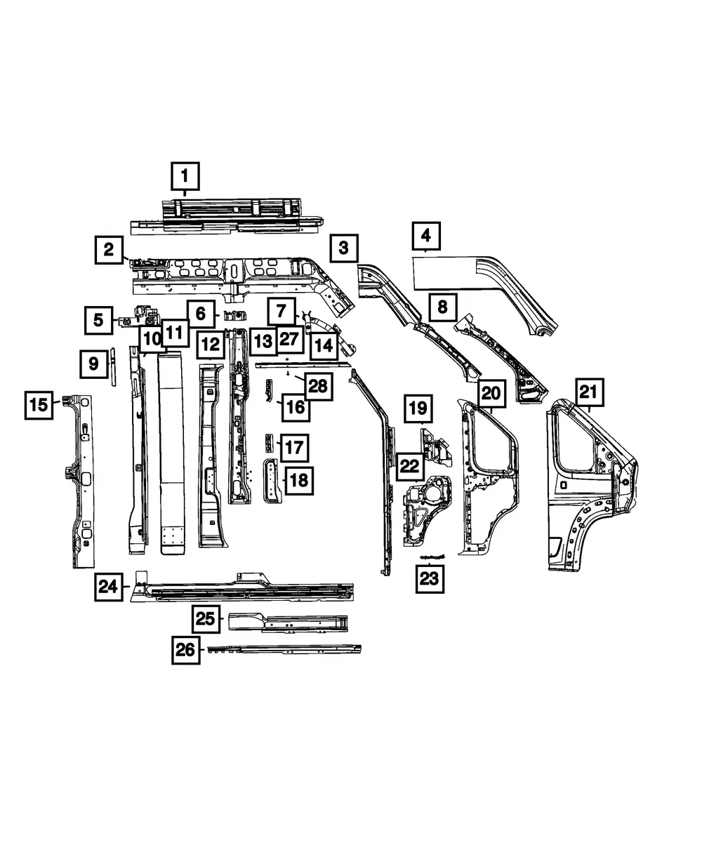 Mounting Bracket - Mopar (68600142AA)