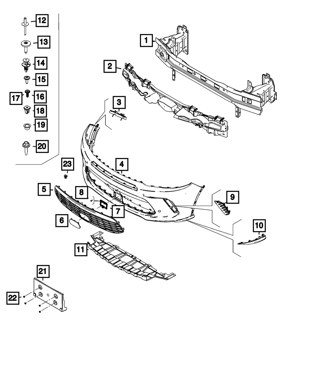 Washer Head Screw - Mopar (68607333aa)