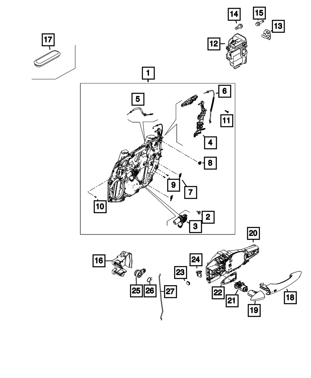 Access Hole Plug - Mopar (68611874aa)