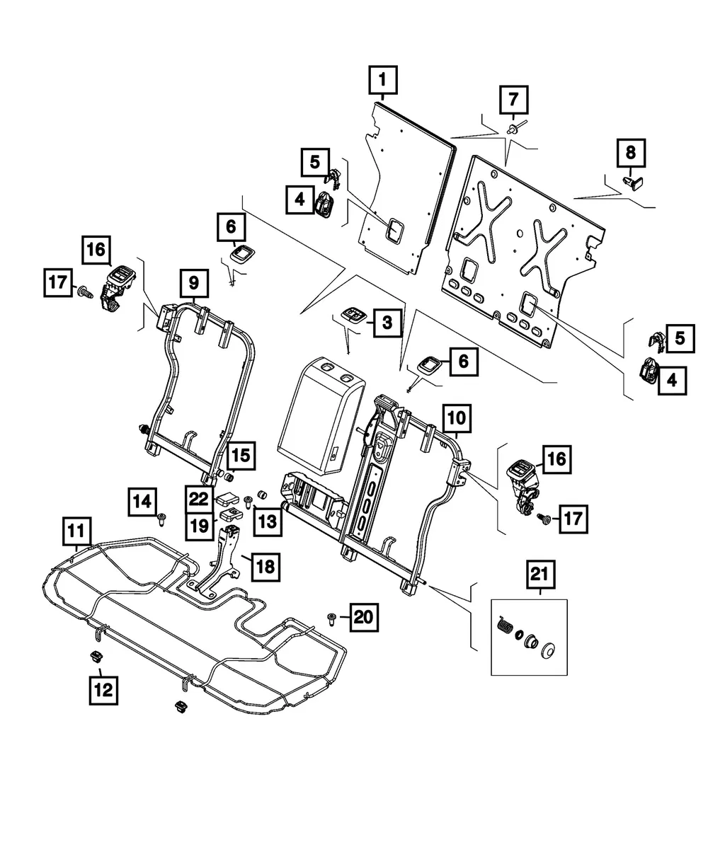 X-Mas Tree Clip - Mopar (68613393aa)
