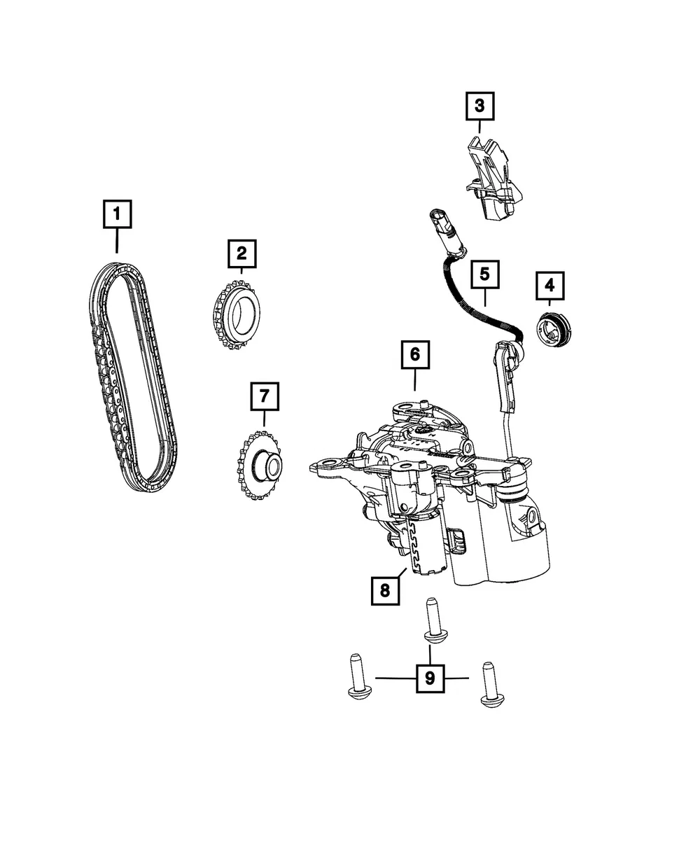 Oil Pump Drive Chain - Mopar (68622359AA)