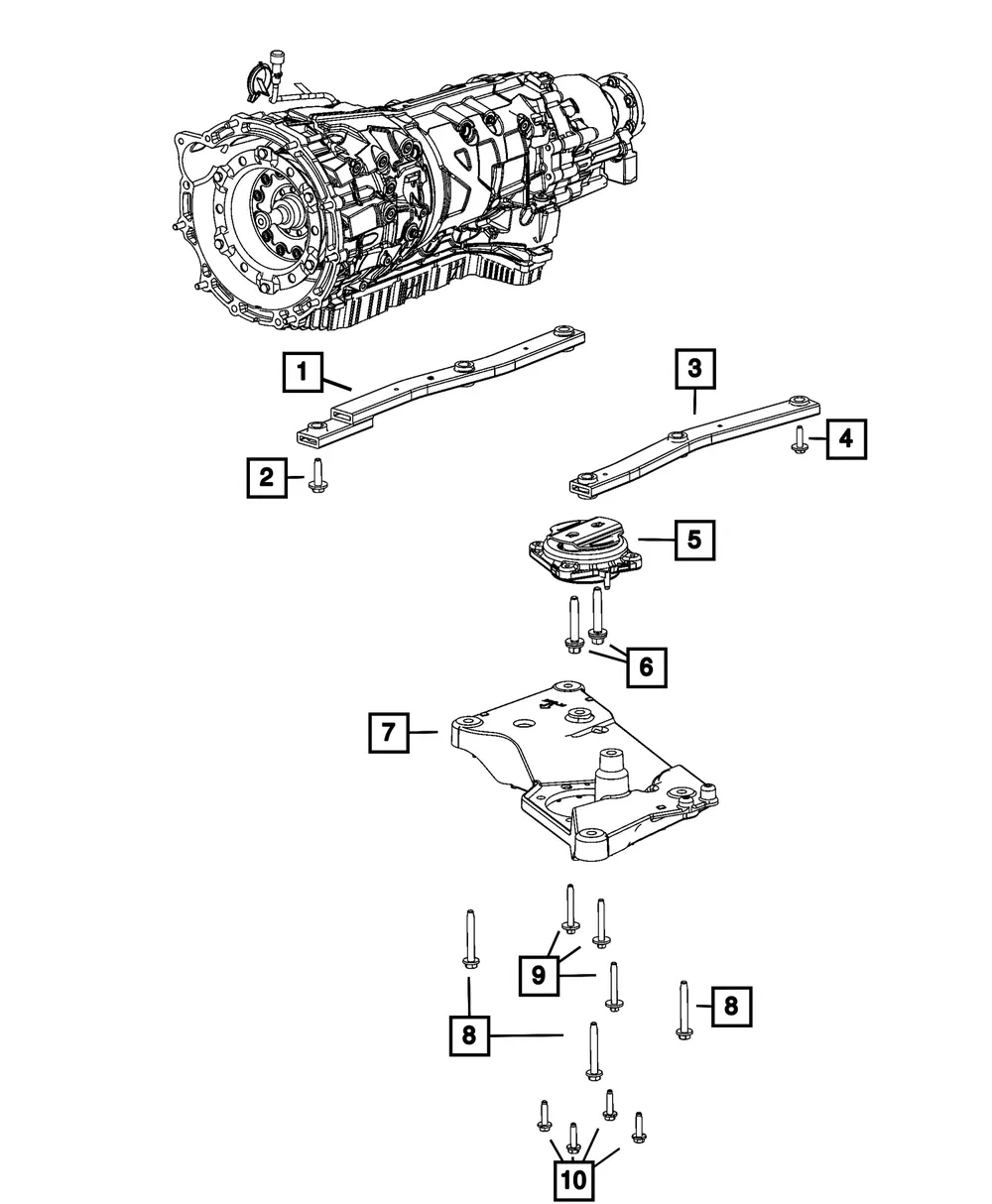 Reinforcement Bracket - Mopar (68623908AD)