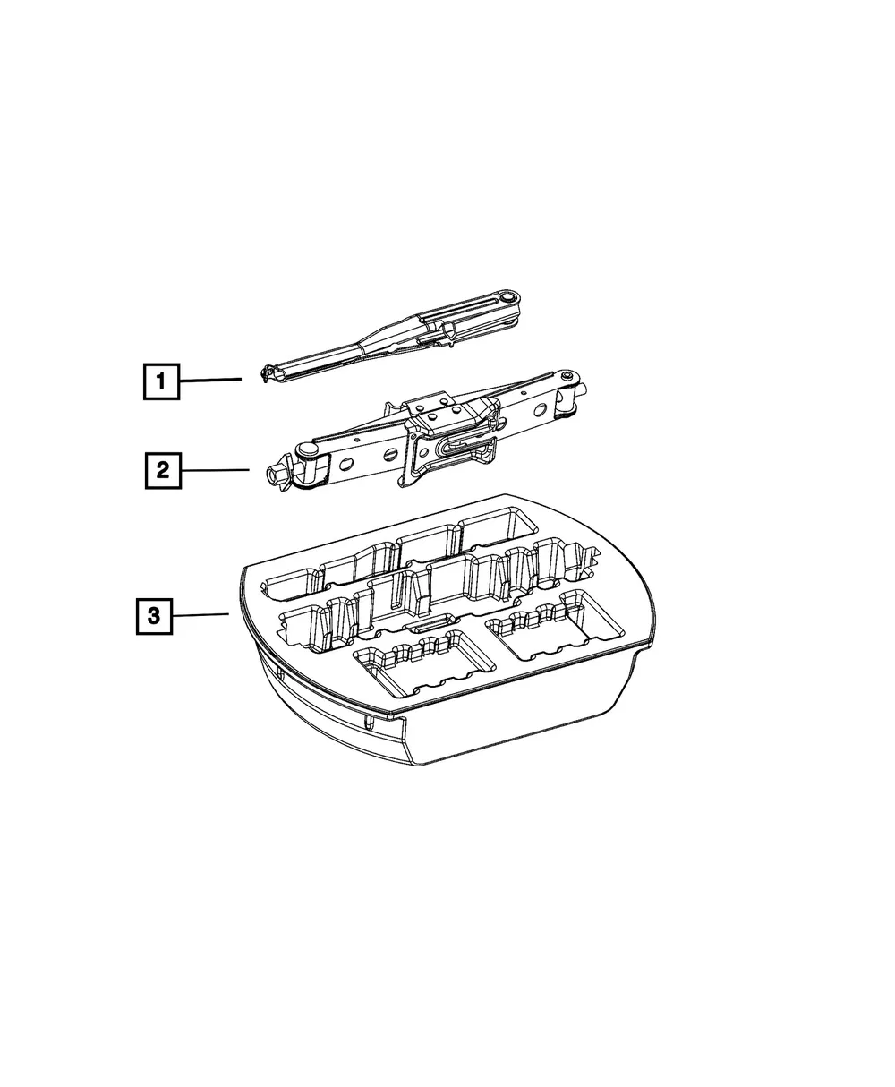 Scissors Jack - Mopar (68636889AB)