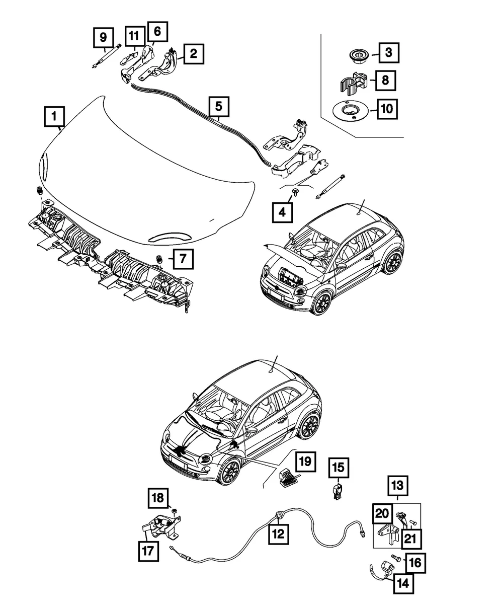 Cowl Seal - Mopar (68656504AA)