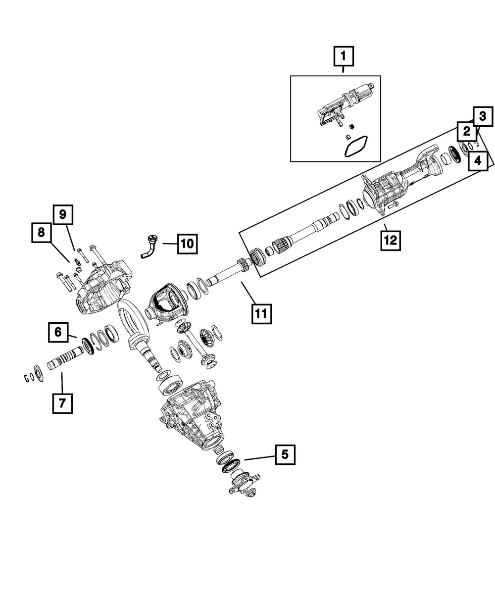 Output Shaft - Mopar (68722946AA)
