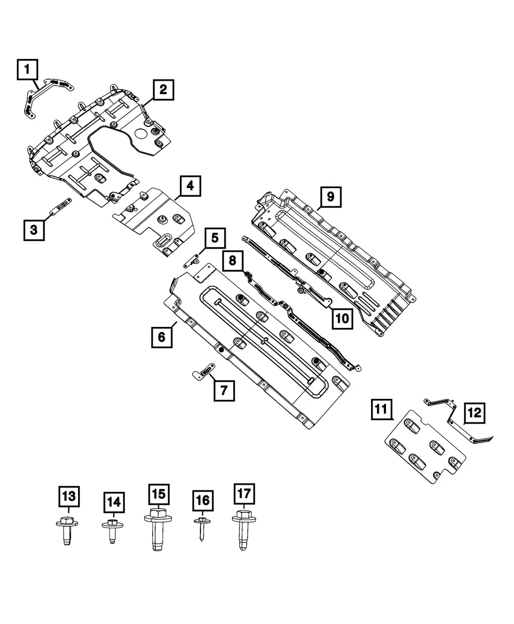 Shield Bracket, Right - Mopar (68732933AA)