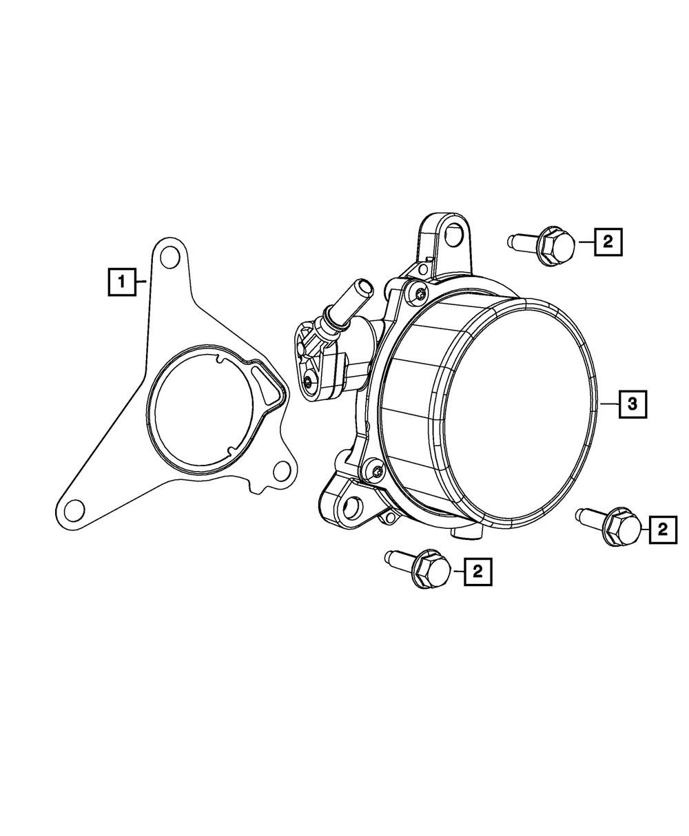 Vacuum Pump Gasket - Mopar (68752055AA)