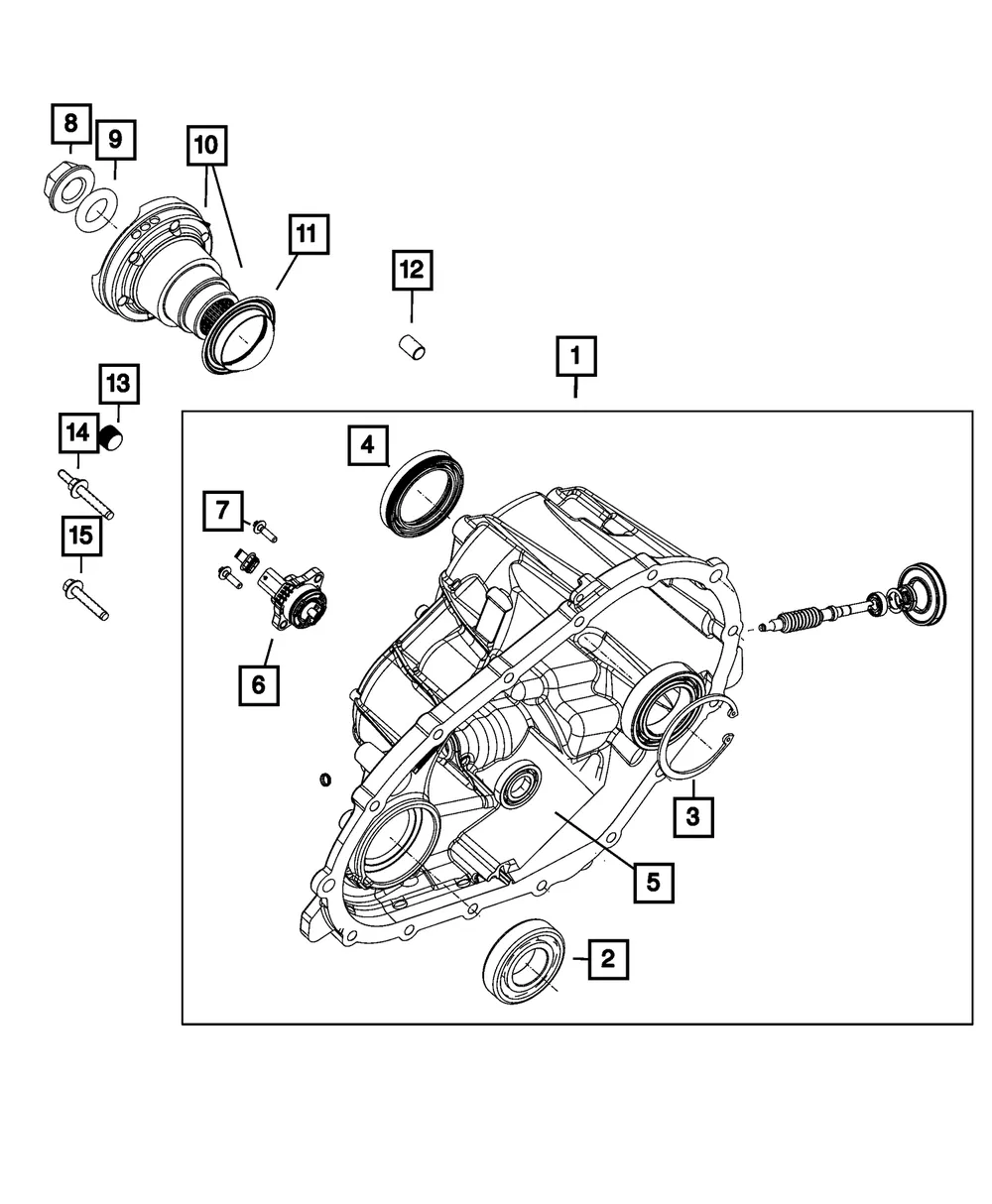 Rear Case Half - Mopar (68761907AA)