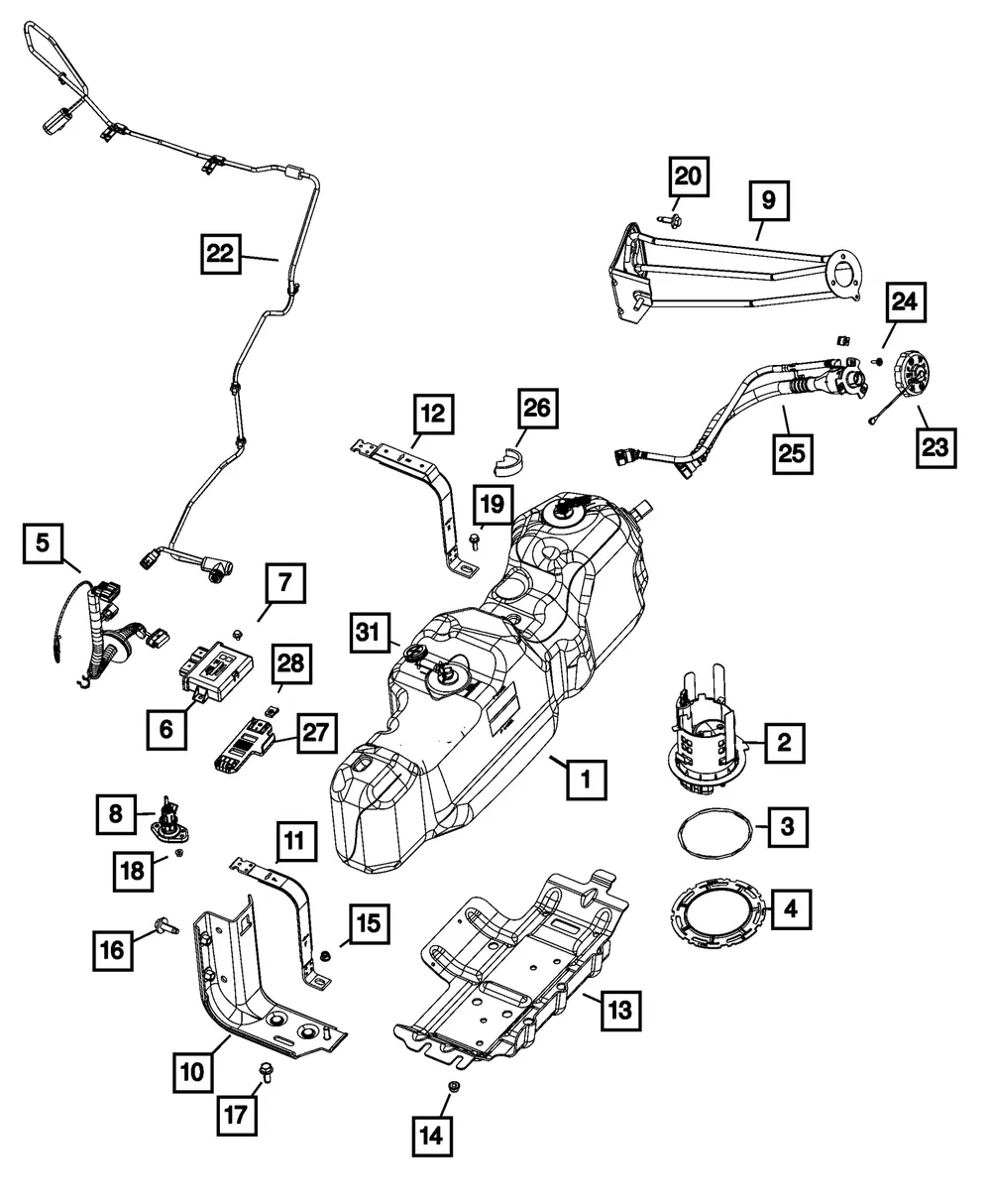 Heat Shield - Mopar (68765473AA) - view 3