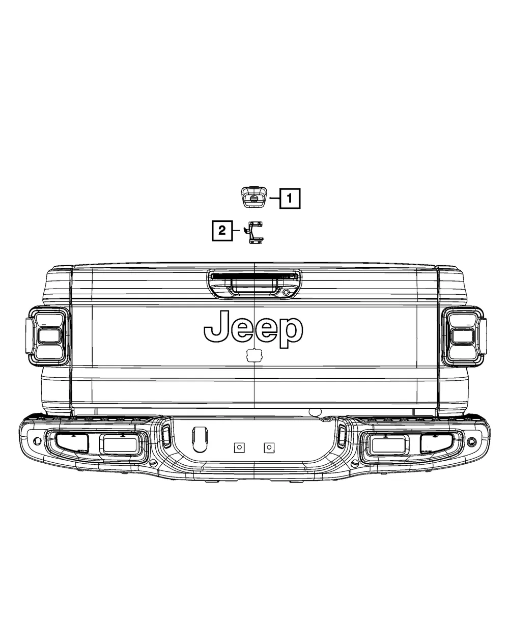 With Bezel Camera Assembly - Mopar (6LY71JSCAE)