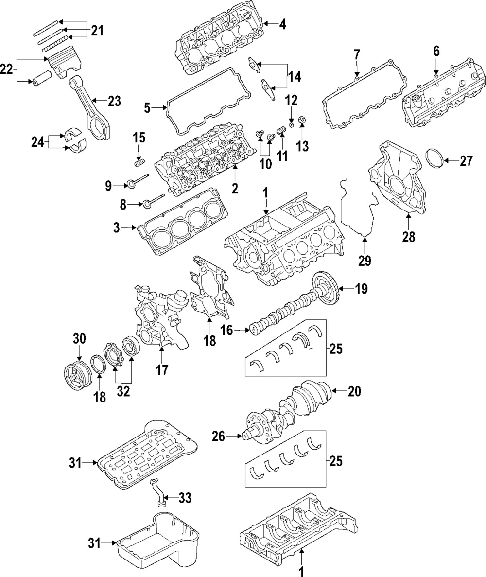 Bearing - Ford (6e7z6211c) - view 4