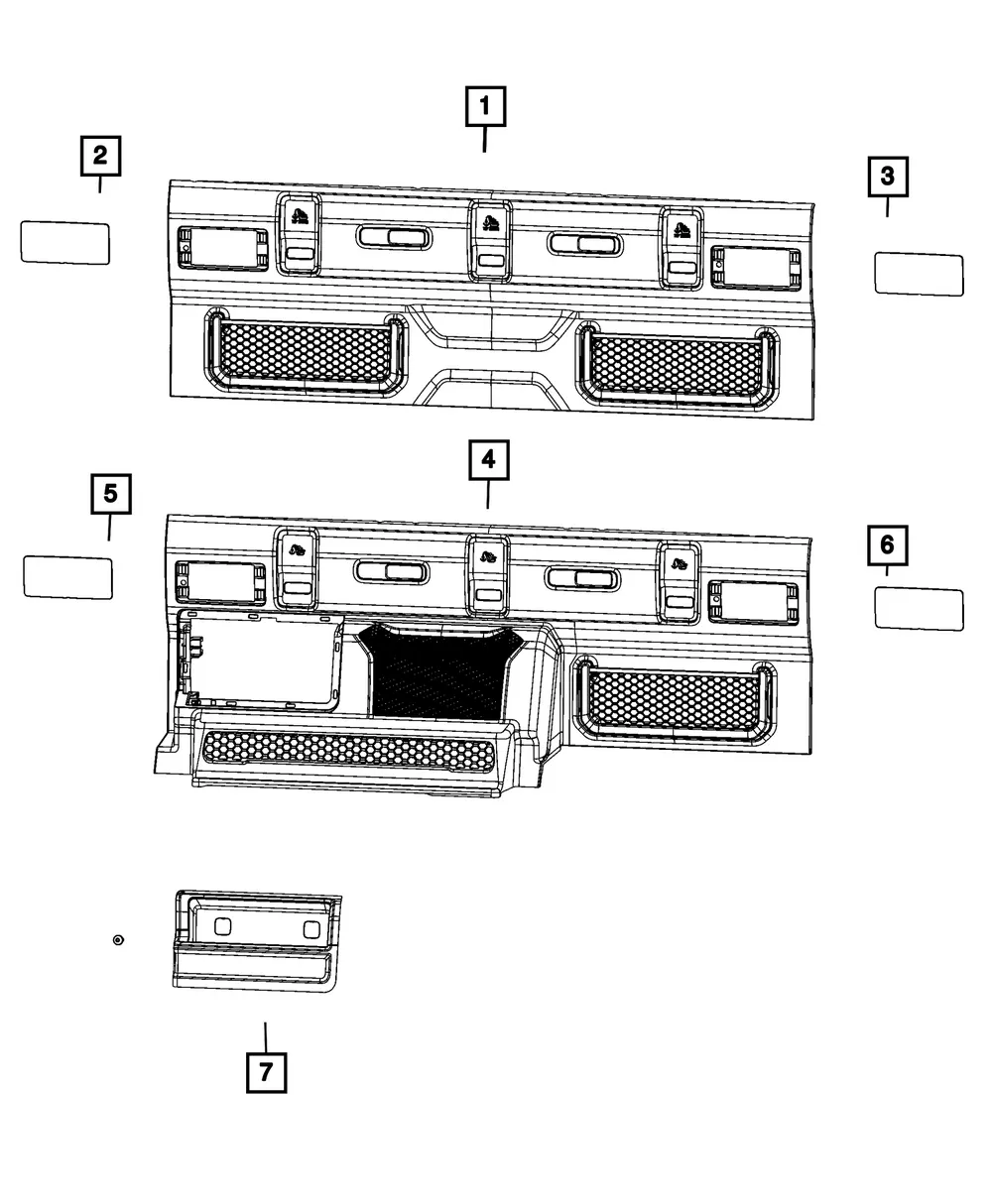 Access Panel - Mopar (6lj63tx7aa)