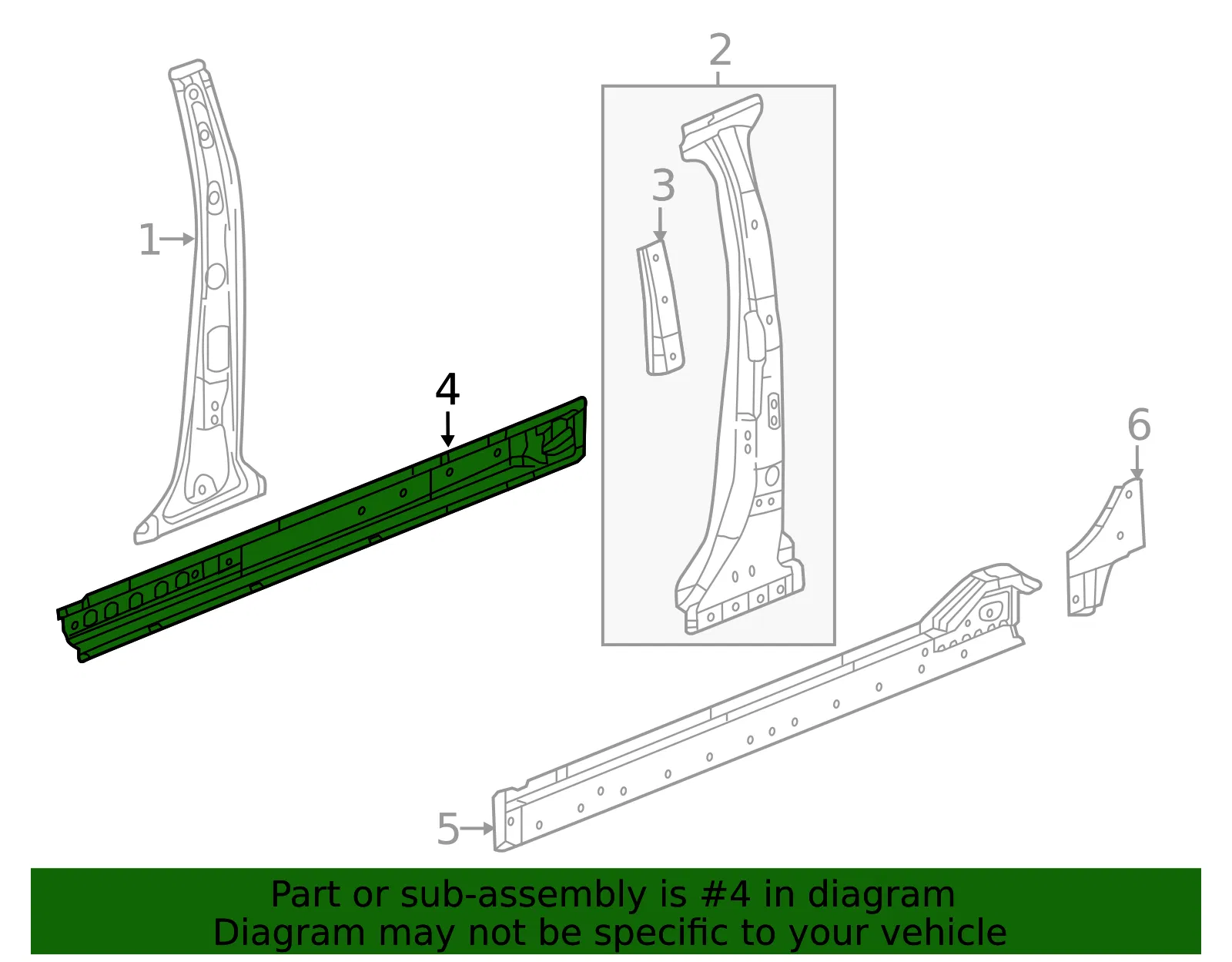 F Panel - GM (84016306) - view 3