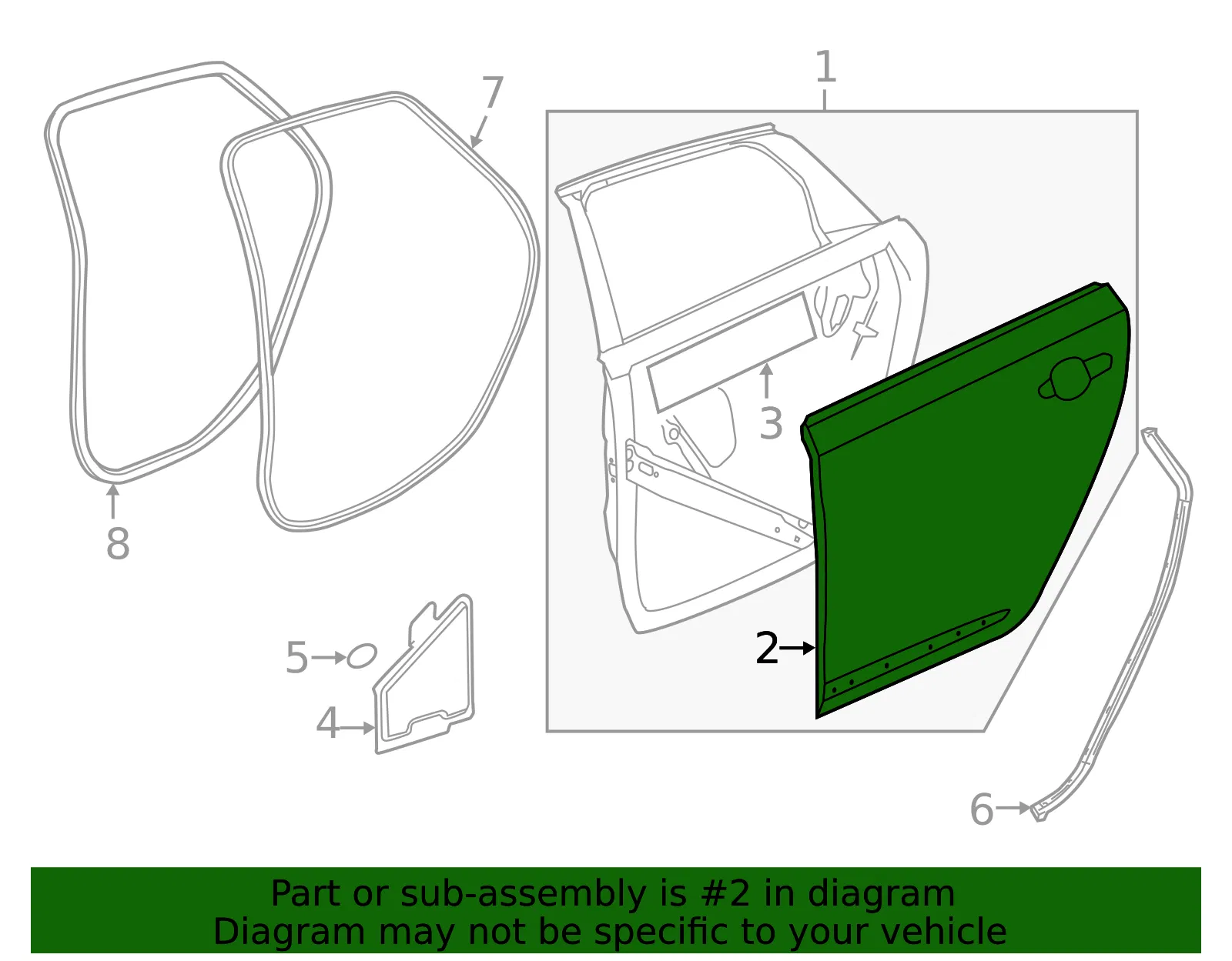 Outer Panel - GM (84113599) - view 4
