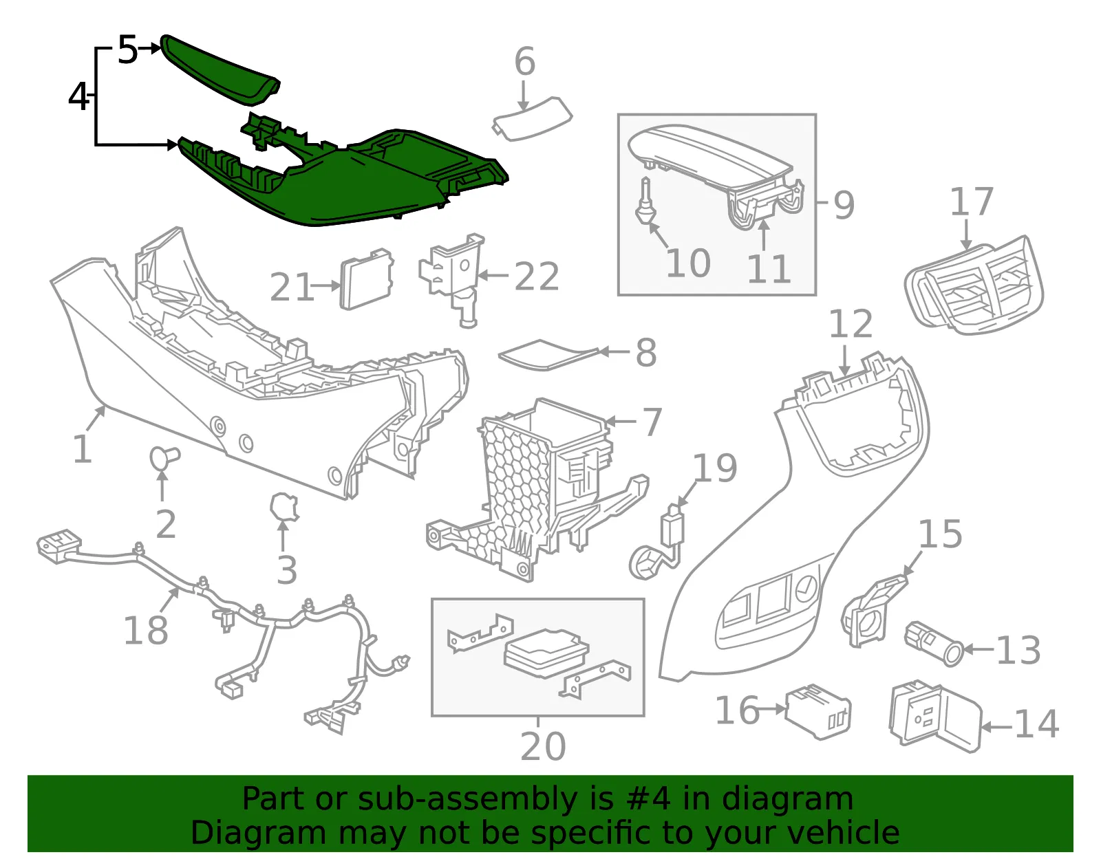 Upper Panel - GM (84114686) - view 3