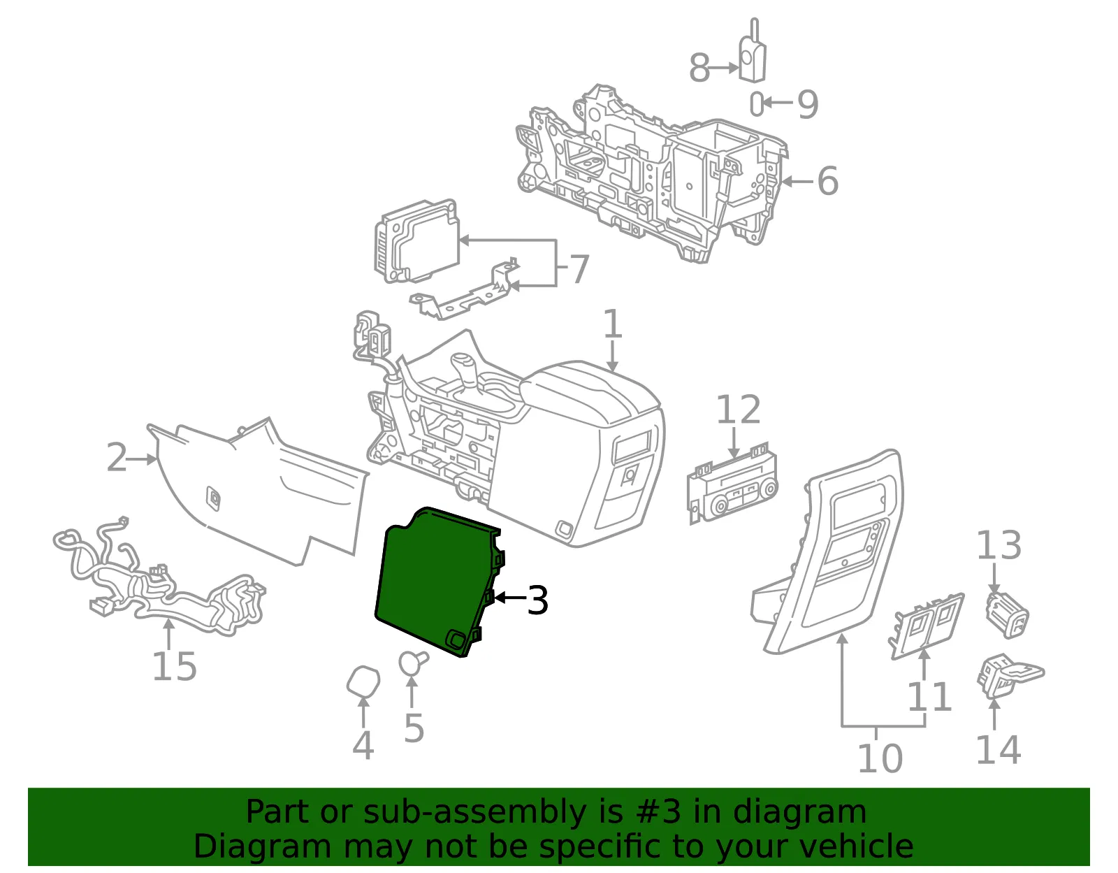 Side Panel - GM (84244807) - view 4