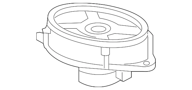 Rear Radio Speaker - GM (84248774) - view 2