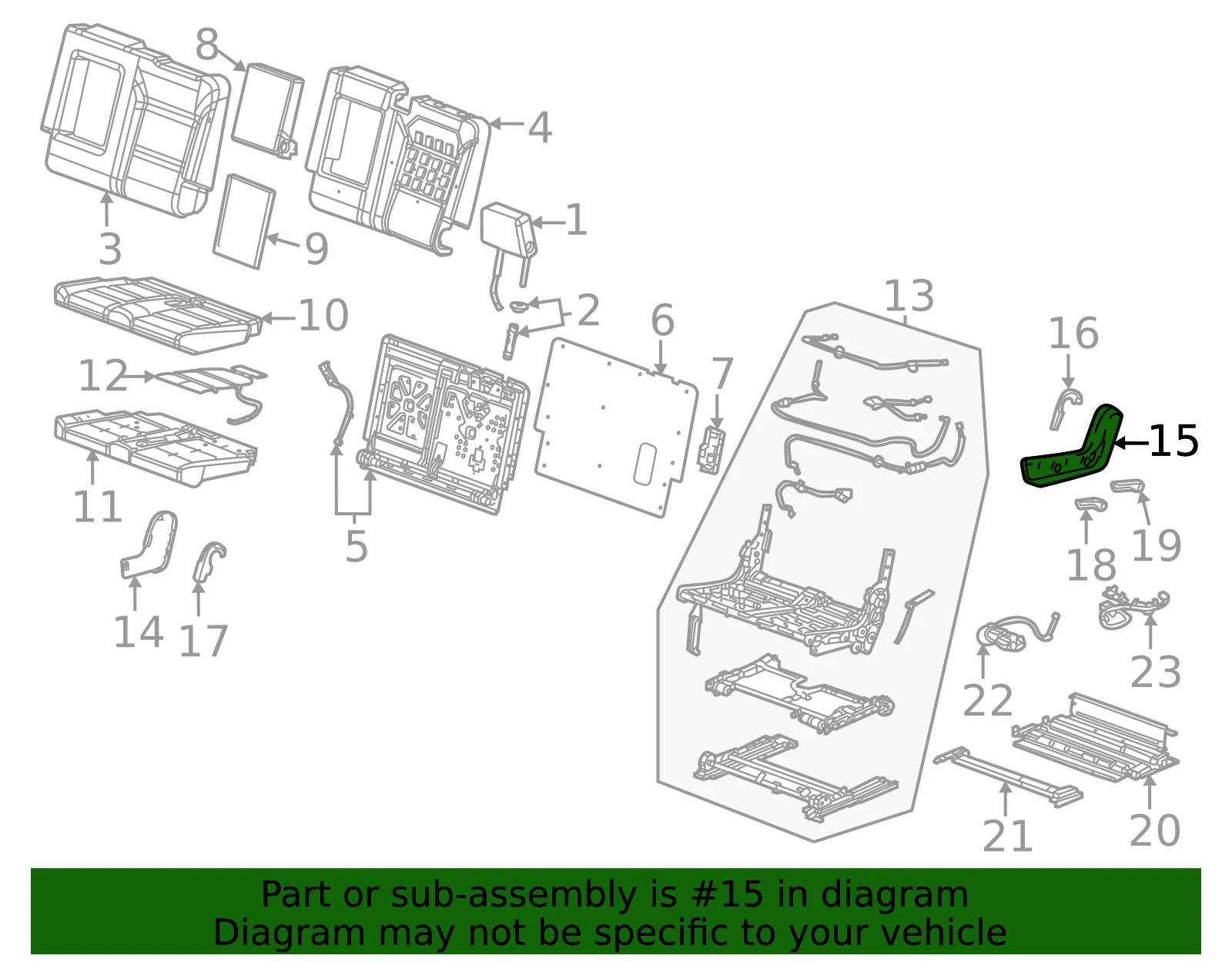 Outer Finish Panel - GM (84277630) - view 4