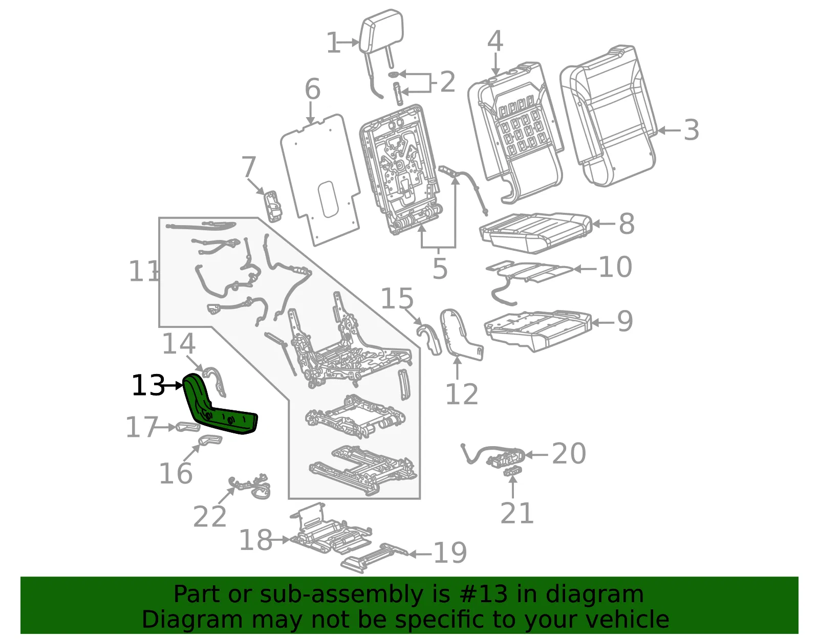 Outer Finish Panel - GM (84277634) - view 4