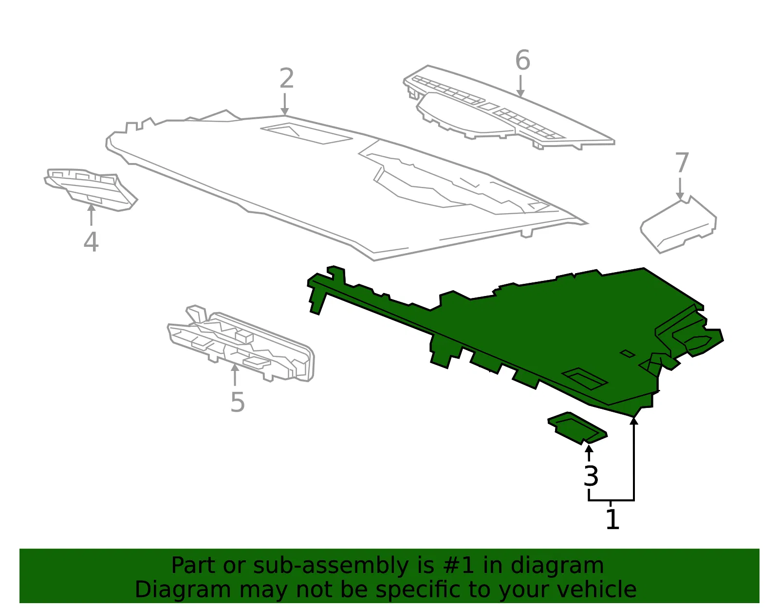 F Panel - GM (84290052) - view 2