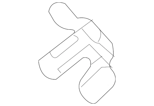 Outer Bracket - GM (84337945) - view 2