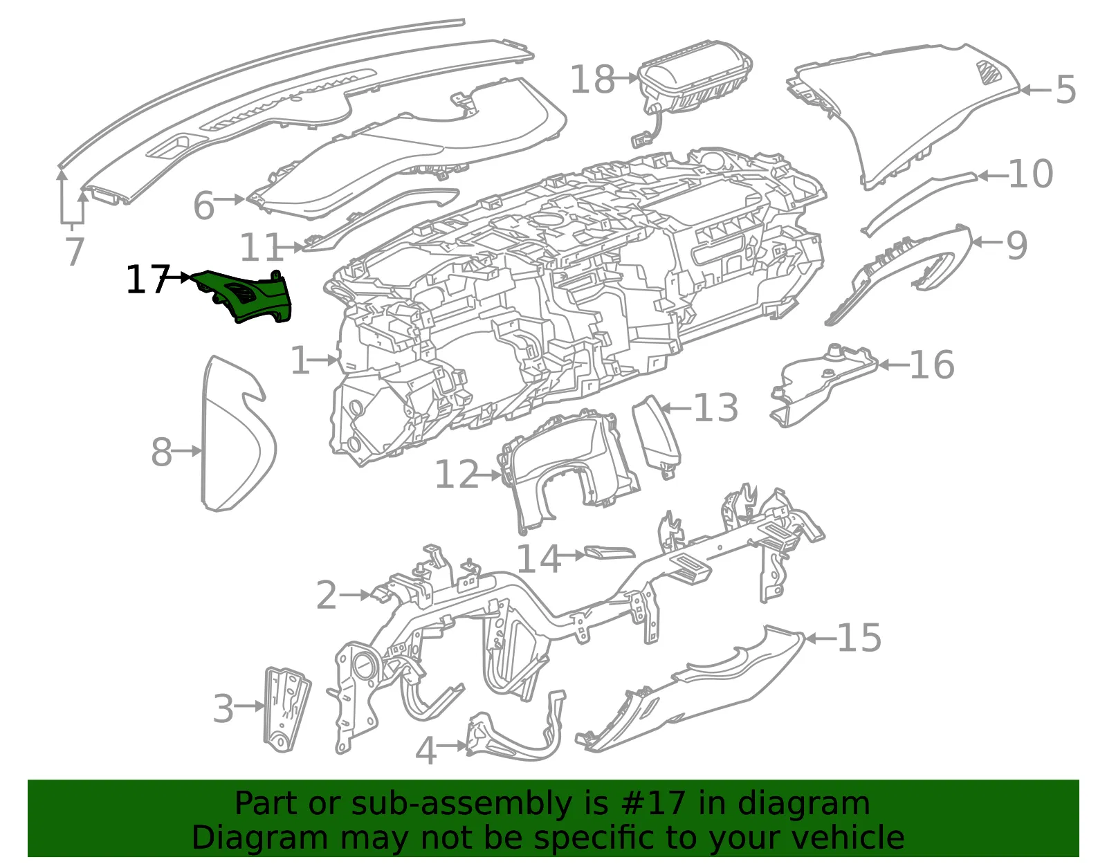 Vent Panel - GM (84384229) - view 4