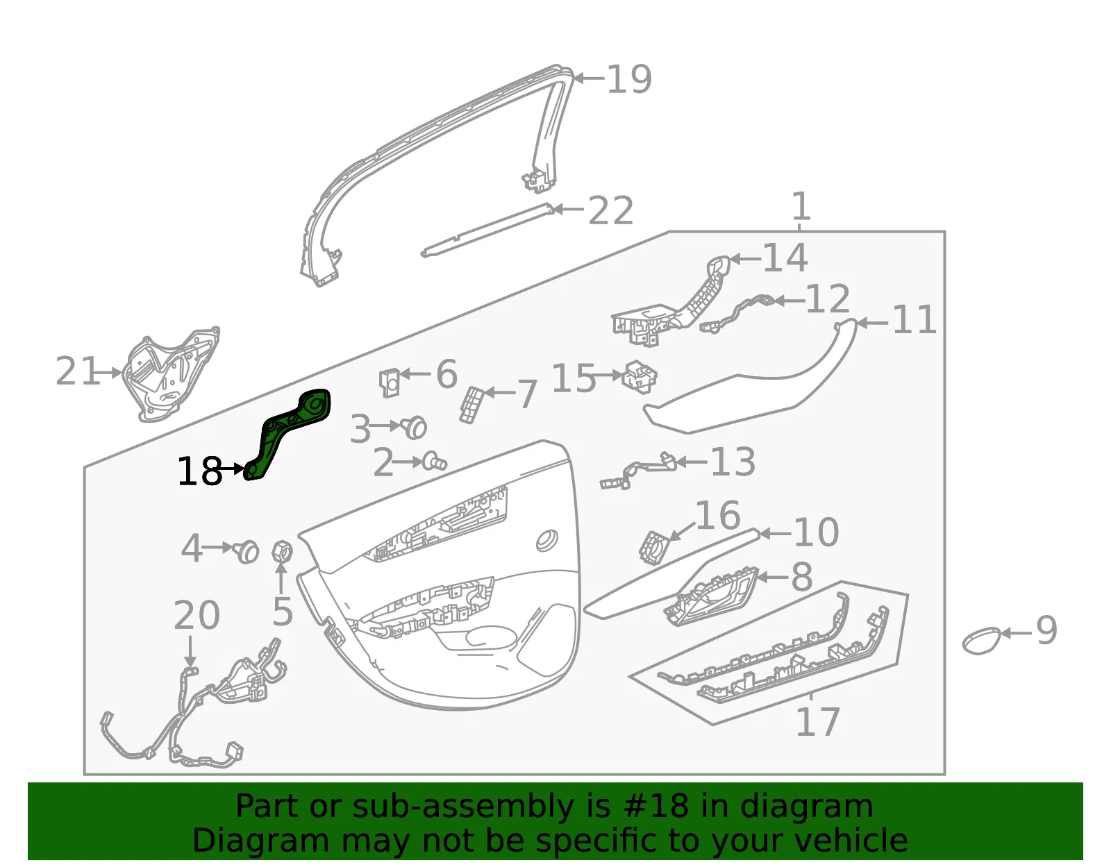 Mount Bracket - GM (84410817) - view 3