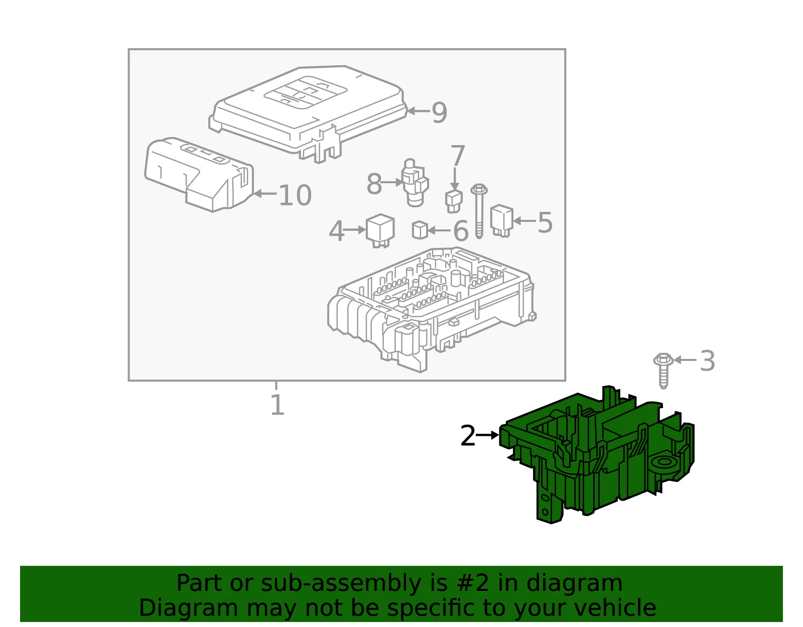Bracket - GM (84446226) - view 3