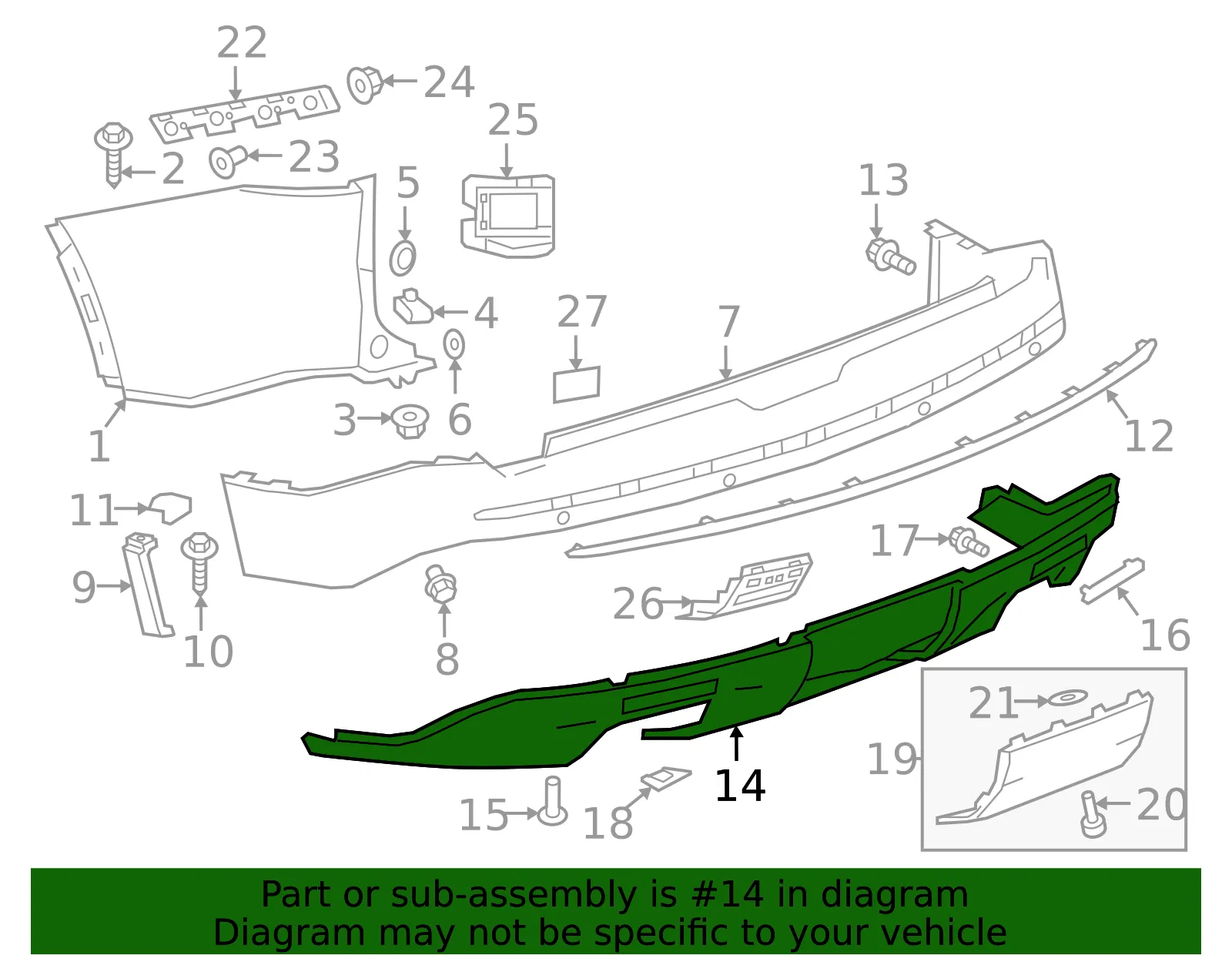 Lower Cover - GM (84449094) - view 3