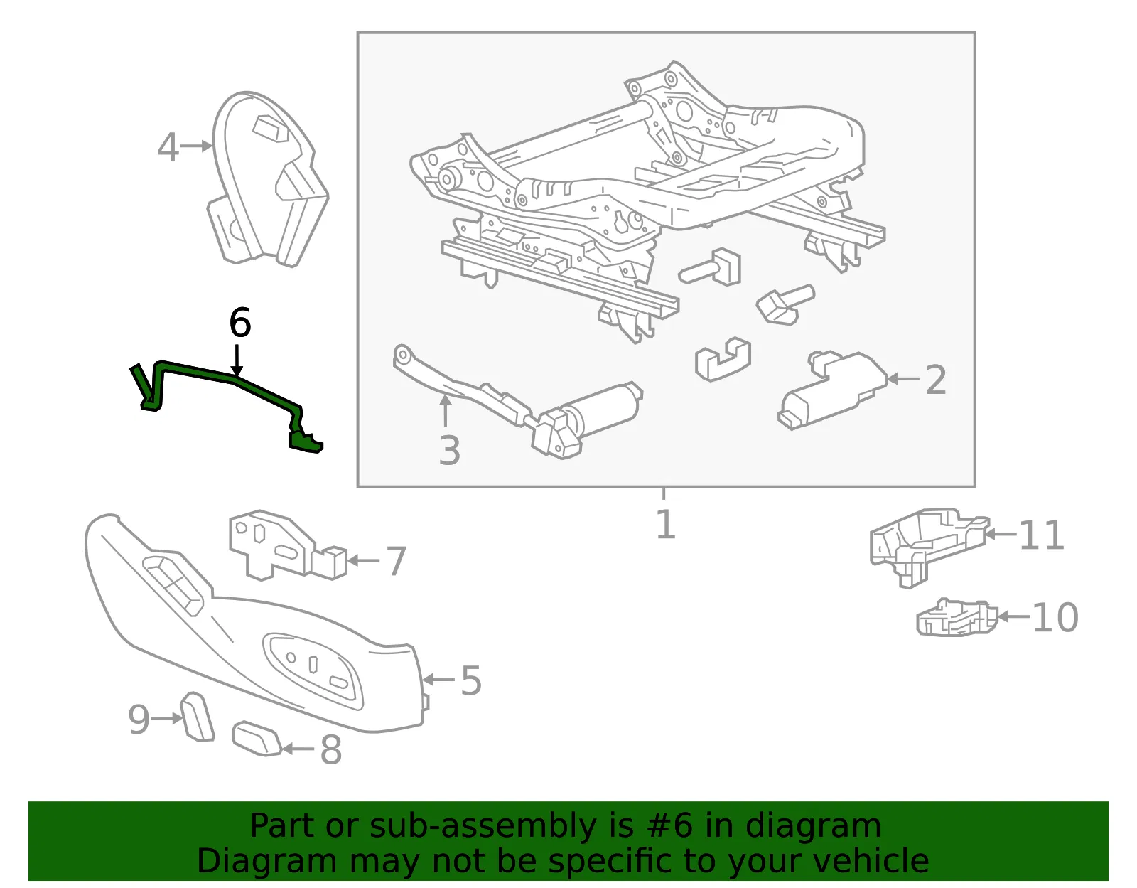 Outer Finish Panel Bracket - GM (84459456) - view 3