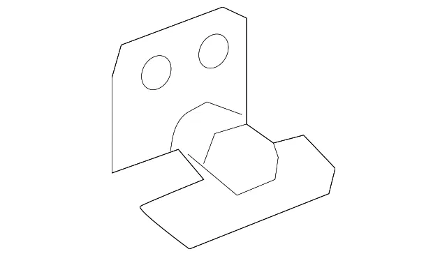 Bracket - GM (84525587) - view 2