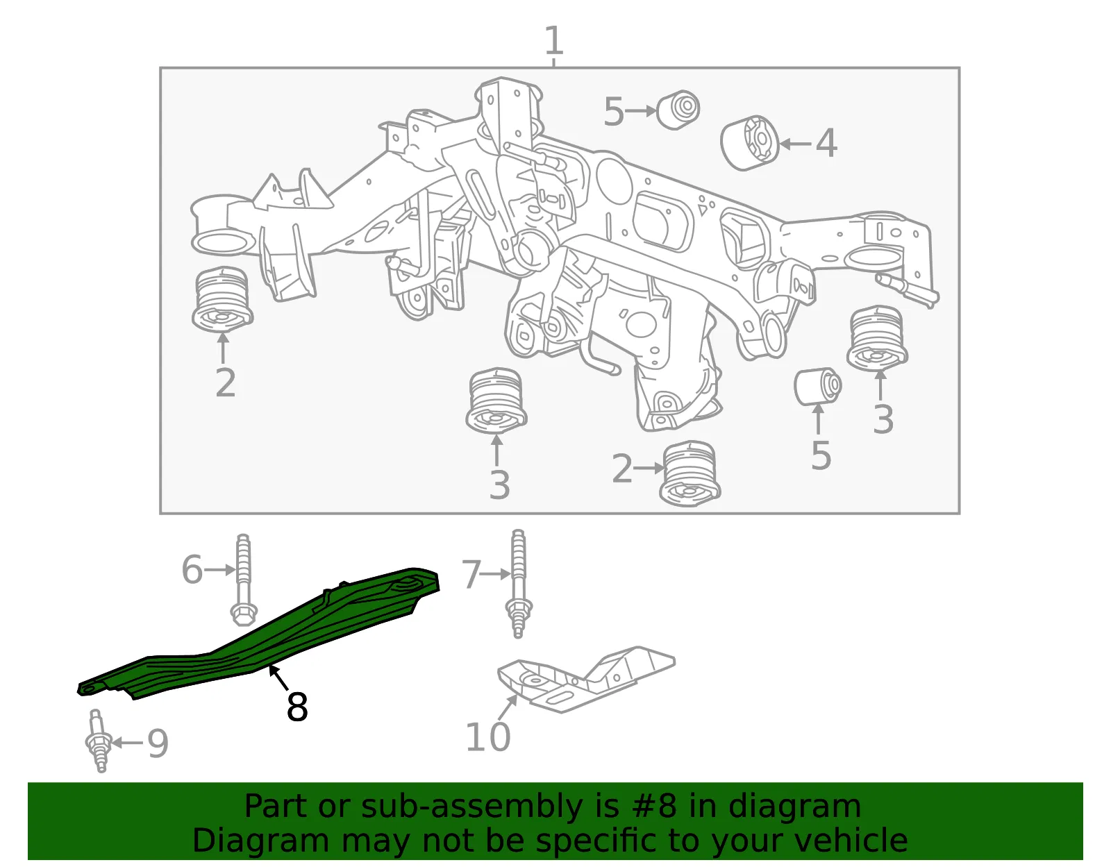 Front Bracket - GM (84561516) - view 3