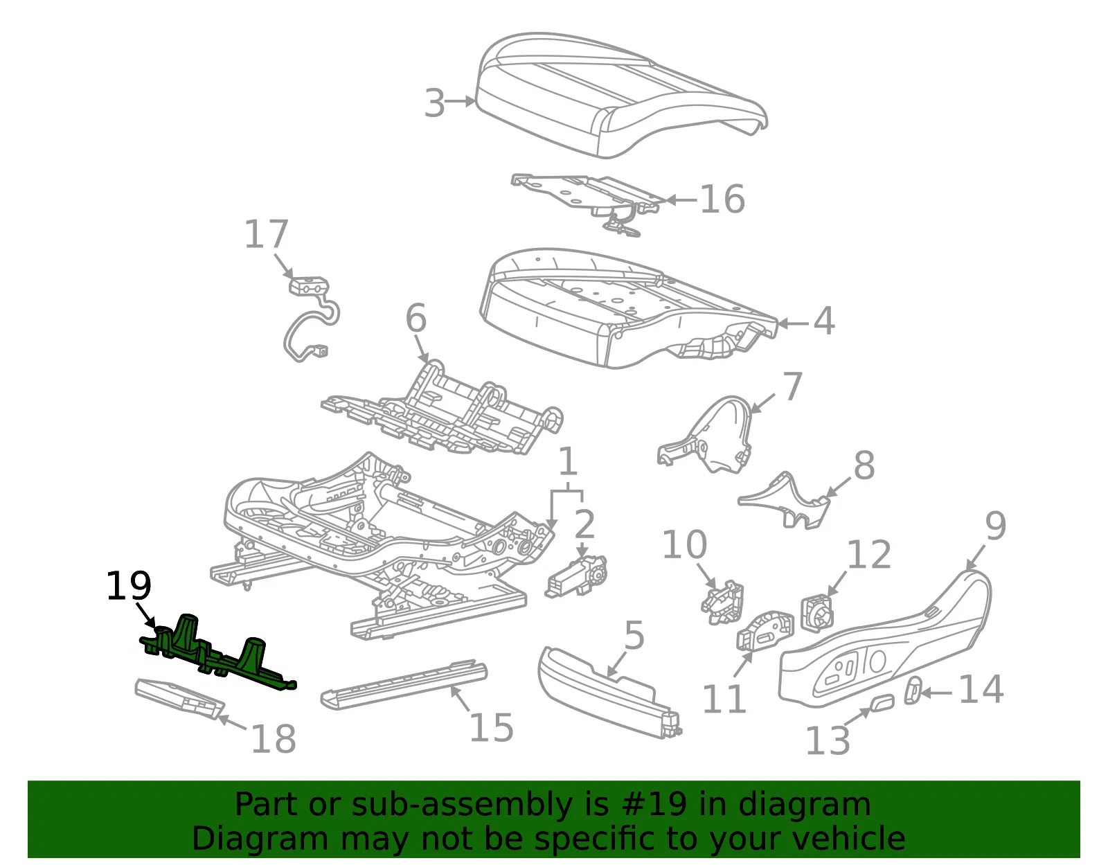 Mount Bracket - GM (84581455) - view 4