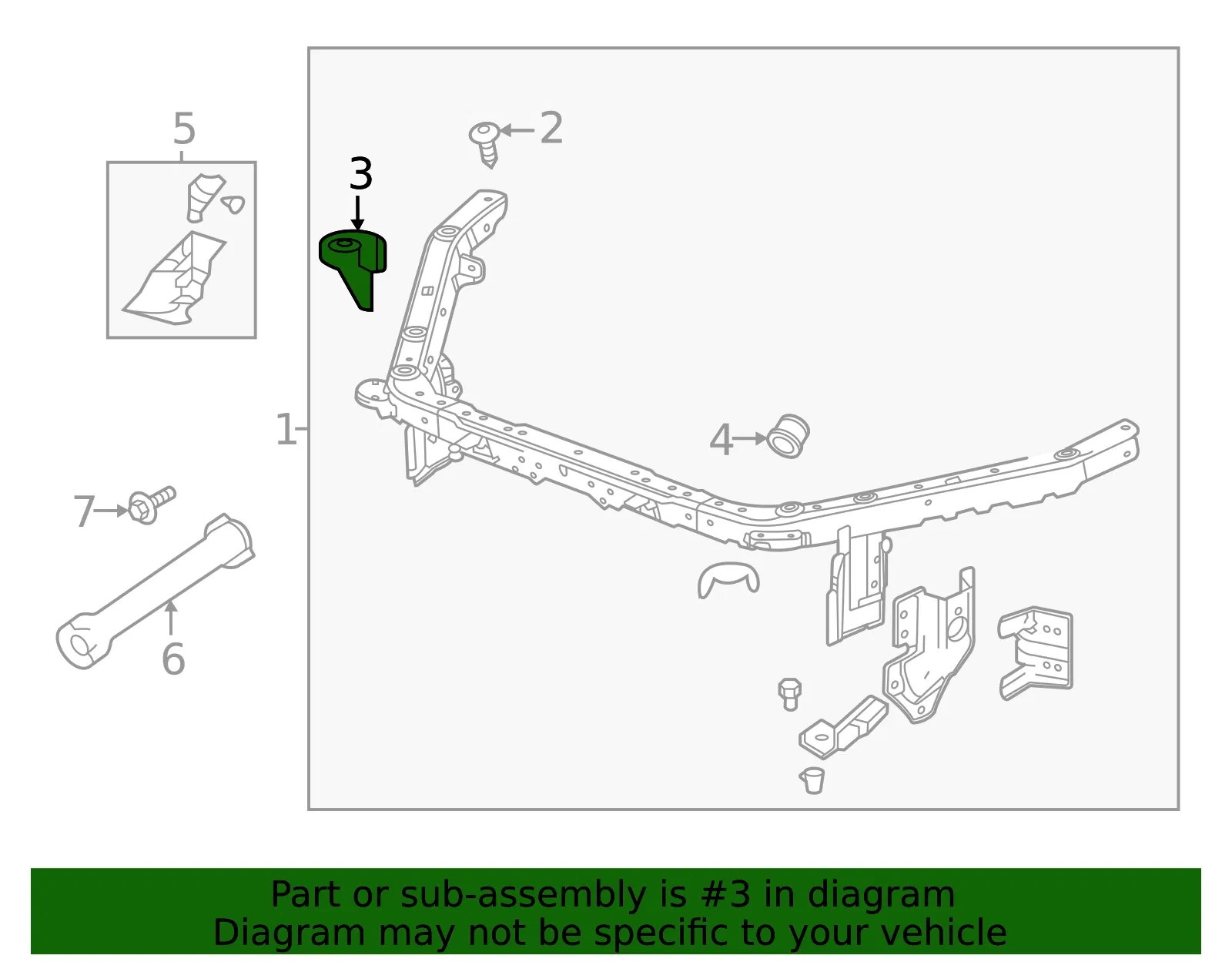 Side Bracket - GM (84592844) - view 4