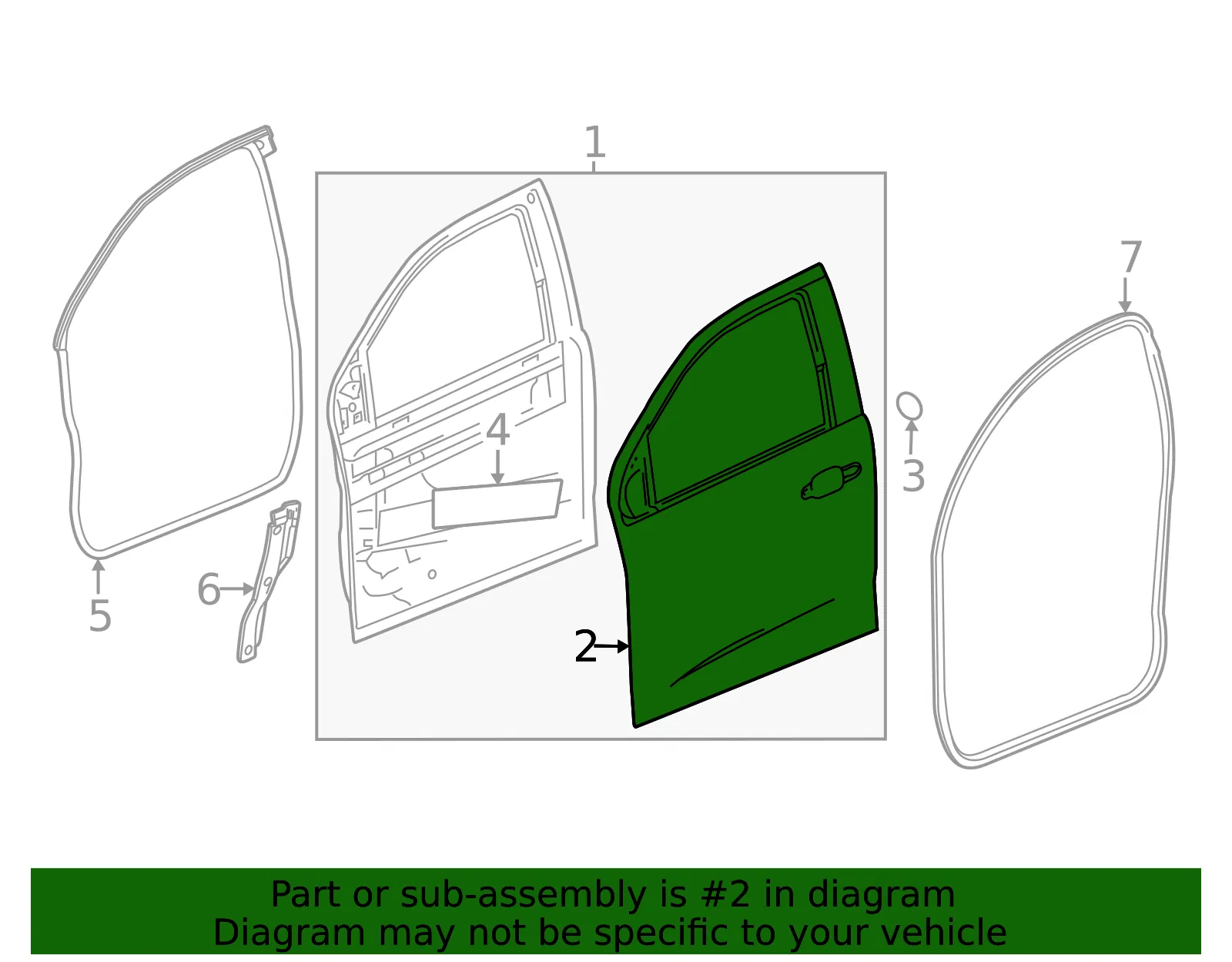 Outer Panel - GM (84614356) - view 3